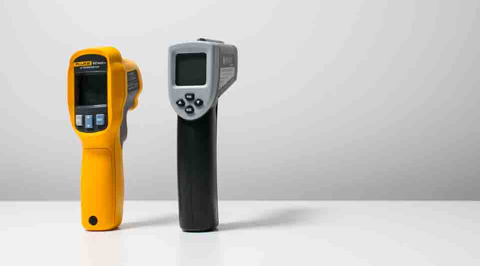 ir thermometer size comparison